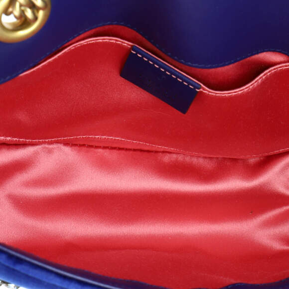 Gucci Gg Marmont Flap Bag Embellished #124873G11B - Picture 6 of 9